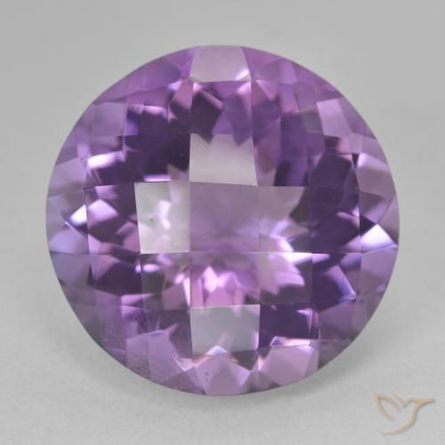19.21ct Natural Violeta médio Ametista, Redondo, VS
