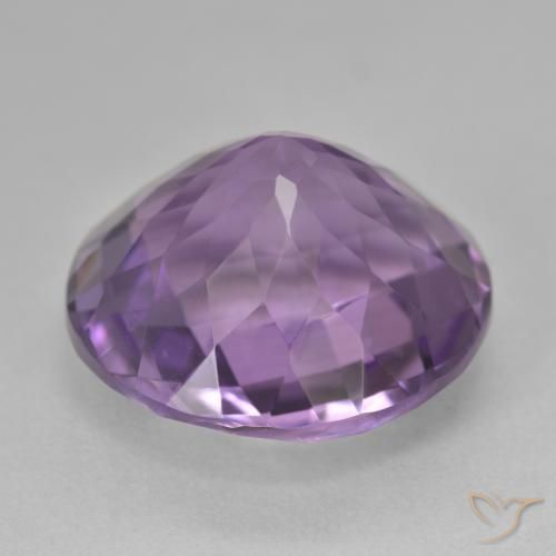 Ametista Violeta médio Natural 19.21ct, Redondo, VS