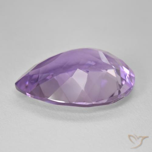 Ametista Violeta médio Natural 15.16ct, Formato de pêra, VVS-VS
