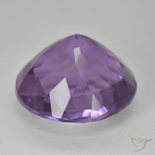 Ametista Violeta médio Natural 19.76ct, Redondo, VVS-VS