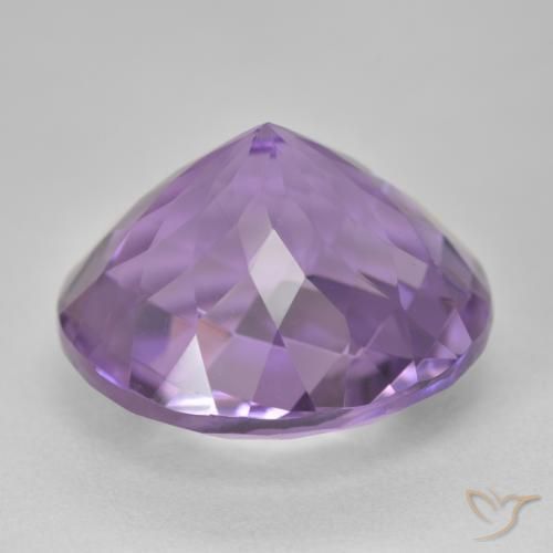 Ametista Violeta médio Natural 19.88ct, Redondo, VVS-VS