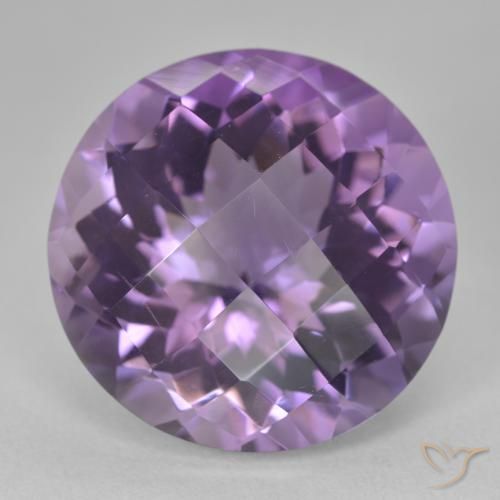 19.33ct Natural Violeta médio Ametista, Redondo, VVS-VS