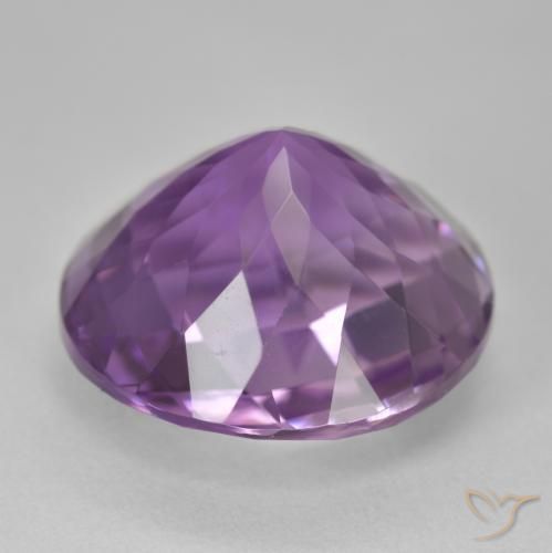 Ametista Violeta médio Natural 19.33ct, Redondo, VVS-VS