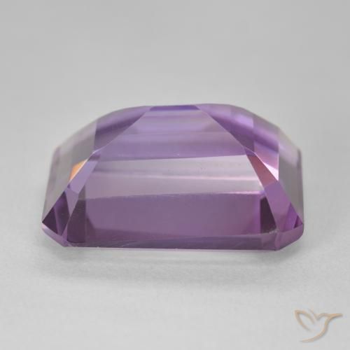 Ametista Violeta-rosa médio Natural 15.86ct, Corte Octógono / Esmeralda, VVS-VS