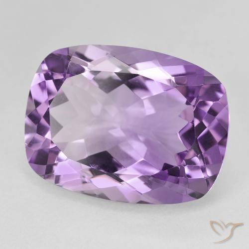 Ametista Violeta Púrpura Natural 18.10ct, Almofada, VVS