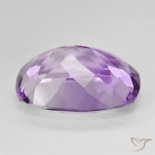 Ametista Violeta Púrpura Natural 18.10ct, Almofada, VVS