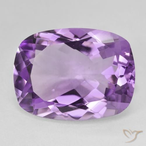 17.64ct Natural Violeta Púrpura Ametista, Almofada, VVS
