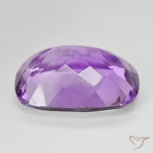 Ametista Violeta Púrpura Natural 17.76ct, Almofada, VVS