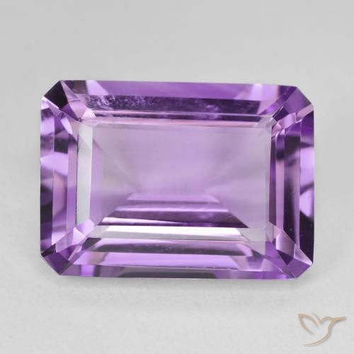 14.44ct Natural Violeta Púrpura Profundo Ametista, Corte Esmeralda, VVS-VS