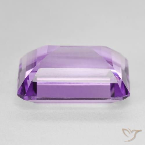 Ametista Violeta Púrpura Natural 15.67ct, Corte Octógono / Esmeralda, VS