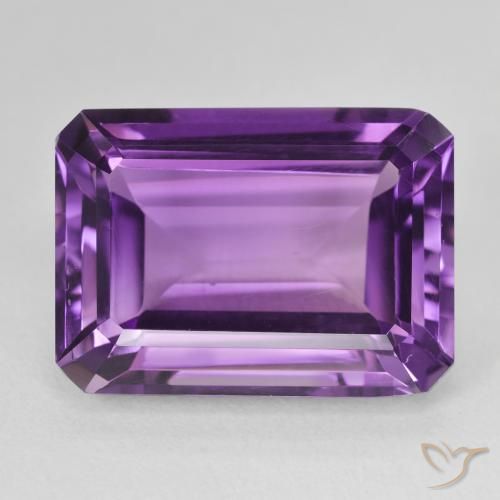 14.92ct Natural Violeta médio Ametista, Corte Esmeralda, VS