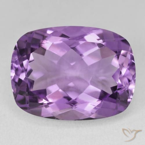 19.29ct Natural Violeta Púrpura Ametista, Almofada, VVS-VS