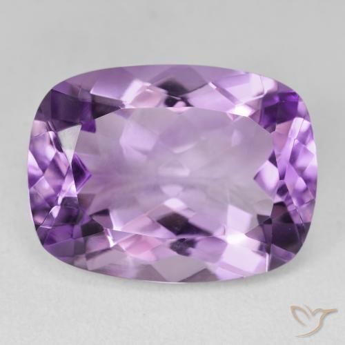17.06ct Natural Violeta Púrpura Ametista, Almofada, VVS-VS