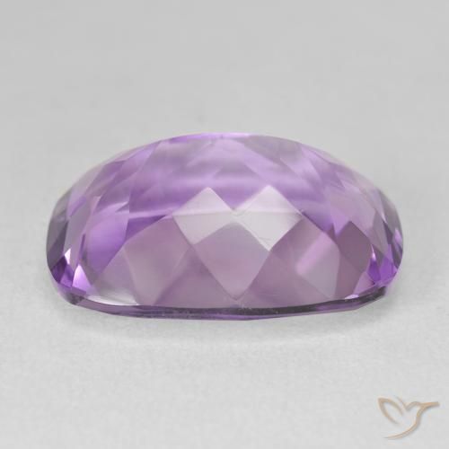 Ametista Violeta Púrpura Natural 17.06ct, Almofada, VVS-VS