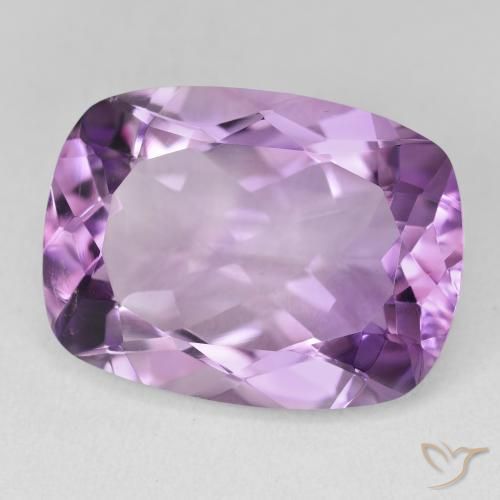 Ametista Violeta Claro-Médio Natural 16.83ct, Almofada, VVS-VS