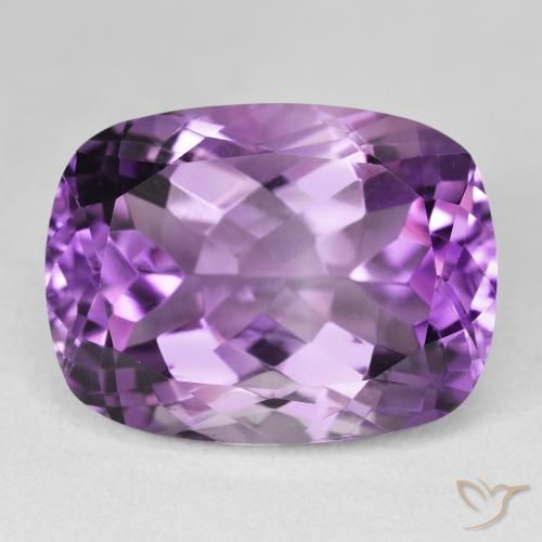 20.45ct Natural Violeta Claro-Médio Ametista, Almofada, VVS-VS