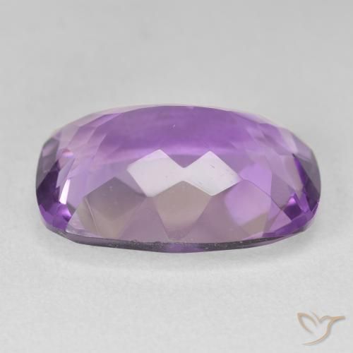 Ametista Violeta Claro-Médio Natural 16.89ct, Almofada, VVS-VS