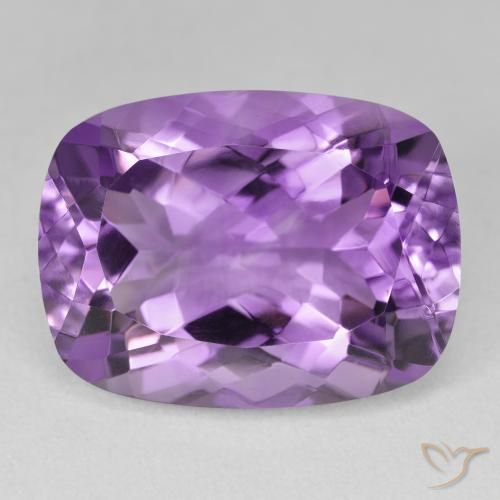 19.31ct Natural Violeta Intenso Ametista, Almofada, VVS-VS