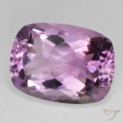 Ametista Violeta Claro-Médio Natural 19.11ct, Almofada, VVS-VS