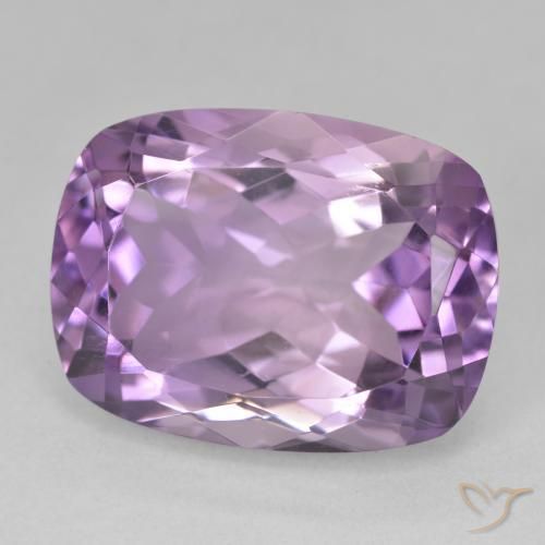 Ametista Violeta Claro-Médio Natural 19.70ct, Almofada, VS