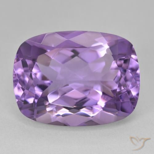 19.39ct Natural Violeta rosado Ametista, Almofada, VVS