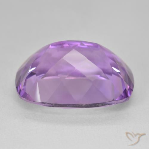 Ametista Violeta rosado Natural 19.39ct, Almofada, VVS