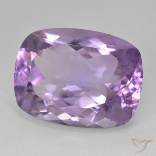 Ametista Berinjela Violeta Natural 20.17ct, Almofada, VVS