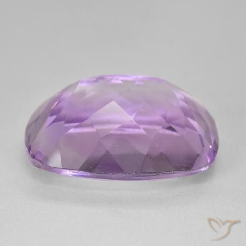 Ametista Violeta rosa médio Natural 18.93ct, Almofada, VVS