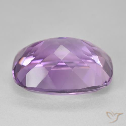 Ametista Violeta médio Natural 20.06ct, Almofada, VVS