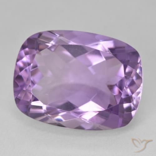 Ametista Violeta médio Natural 18.55ct, Almofada, VVS