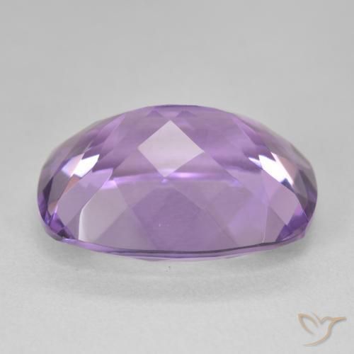 Ametista Violeta médio Natural 18.89ct, Almofada, VVS