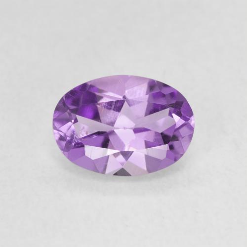 0.63ct Natural Violeta rosado Ametista, oval, VS