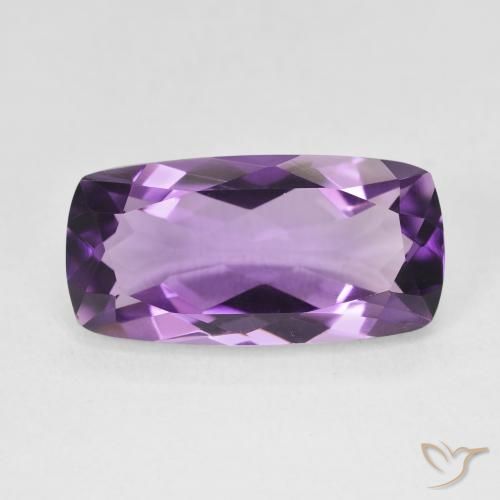 6.98ct Natural Violeta Claro-Médio Ametista, Almofada, VVS