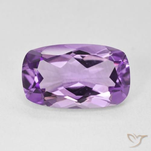 5.59ct Natural Violeta médio Ametista, Almofada, VVS