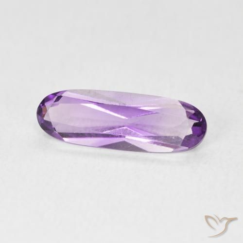 Ametista Violeta Rosado Médio Natural 1.10ct, oval, VVS-VS