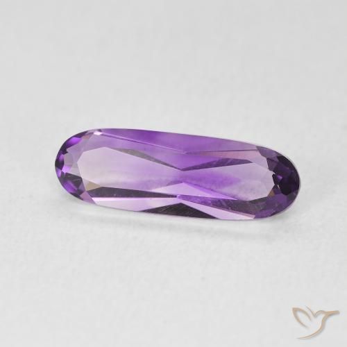 Ametista Violeta rosado Natural 1.16ct, oval, VVS-VS