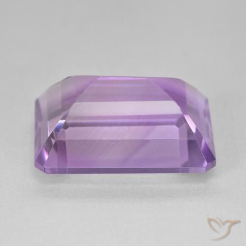 Ametista Violeta Púrpura Profundo Natural 15.44ct, Corte Octógono / Esmeralda, VVS