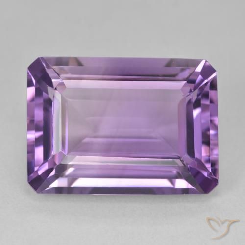 15.60ct Natural Violeta Púrpura Médio Ametista, Corte Esmeralda, VVS