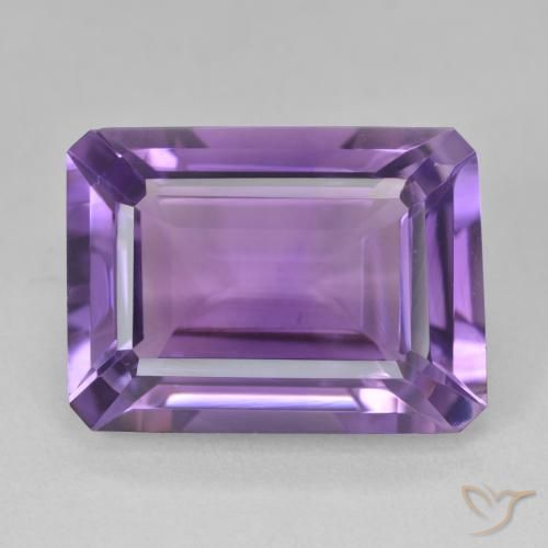 14.14ct Natural Violeta médio Ametista, Corte Esmeralda, VVS