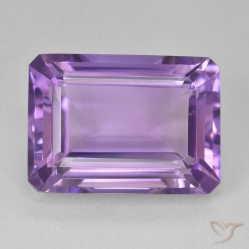 15.91ct Natural Violeta médio Ametista, Corte Esmeralda, VVS