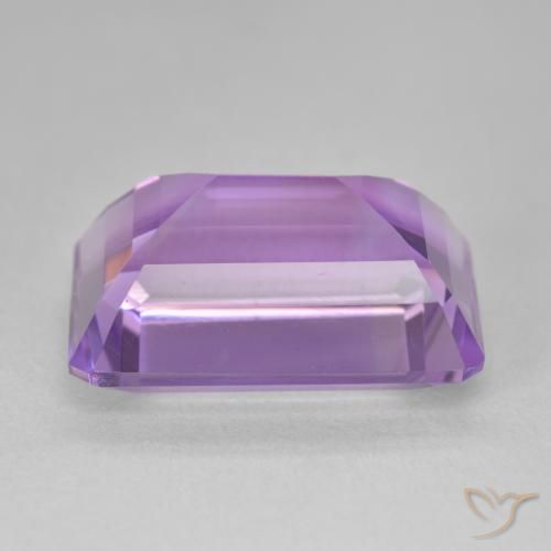 Ametista Violeta médio Natural 15.91ct, Corte Octógono / Esmeralda, VVS