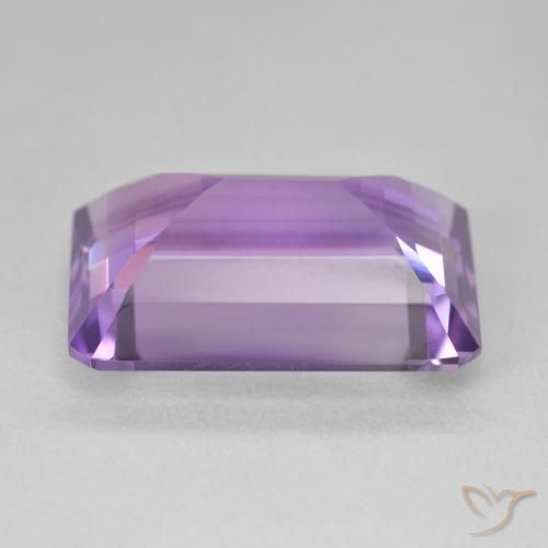 Ametista Violeta Púrpura Natural 13.17ct, Corte Octógono / Esmeralda, VVS