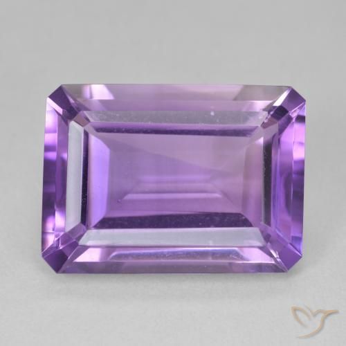 13.48ct Natural Violeta Intenso Ametista, Corte Esmeralda, VVS-VS