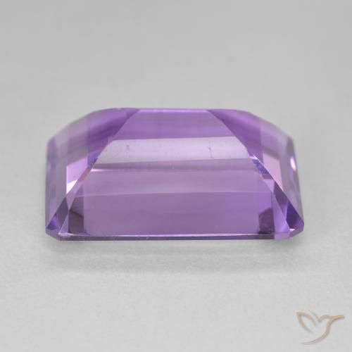 Ametista Violeta Intenso Natural 13.48ct, Corte Octógono / Esmeralda, VVS-VS