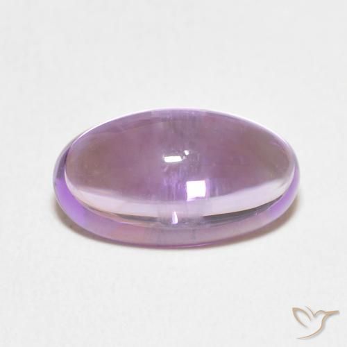 3.71ct Natural Violeta rosa médio Ametista, oval, Transparente