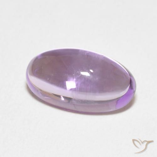 Ametista Violeta rosa médio Natural 3.71ct, oval, Transparente