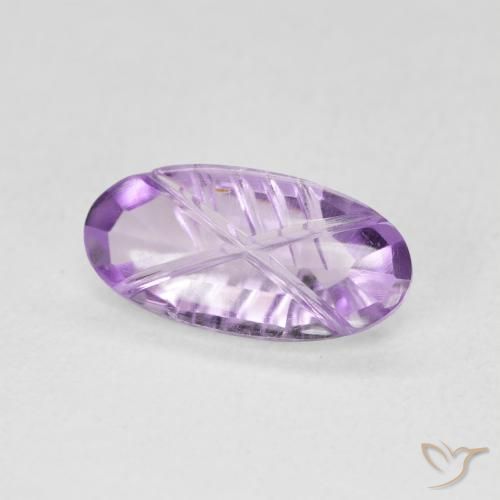 Ametista Violeta médio Natural 1.76ct, oval, Transparente