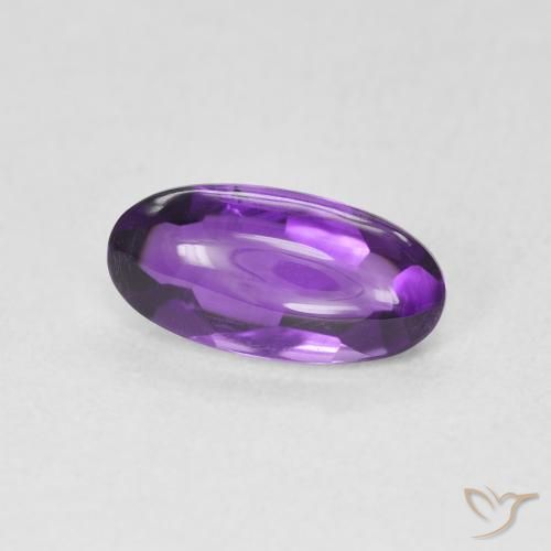 Ametista Medium Light-Violet Natural 1.27ct, oval, Transparente