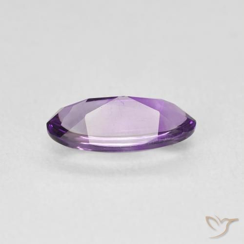 Ametista Violeta médio Natural 1.14ct, oval, Transparente
