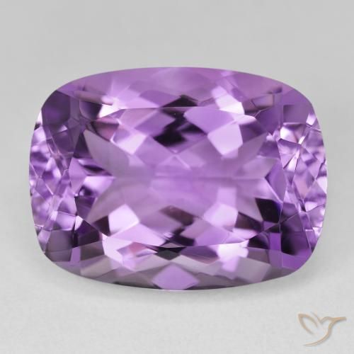 19.24ct Natural Violeta Claro-Médio Ametista, Almofada, VVS-VS